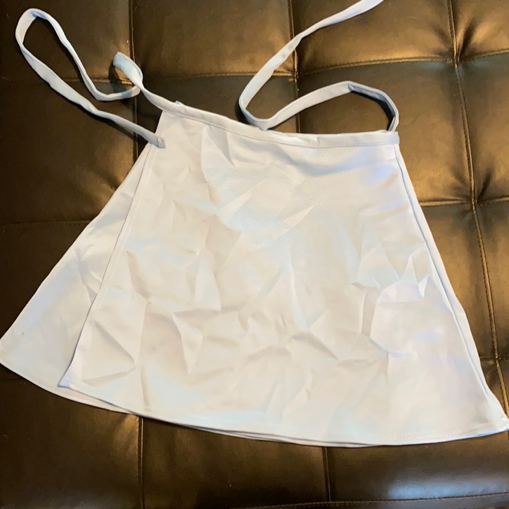pyt women’s light blue wrap skirt